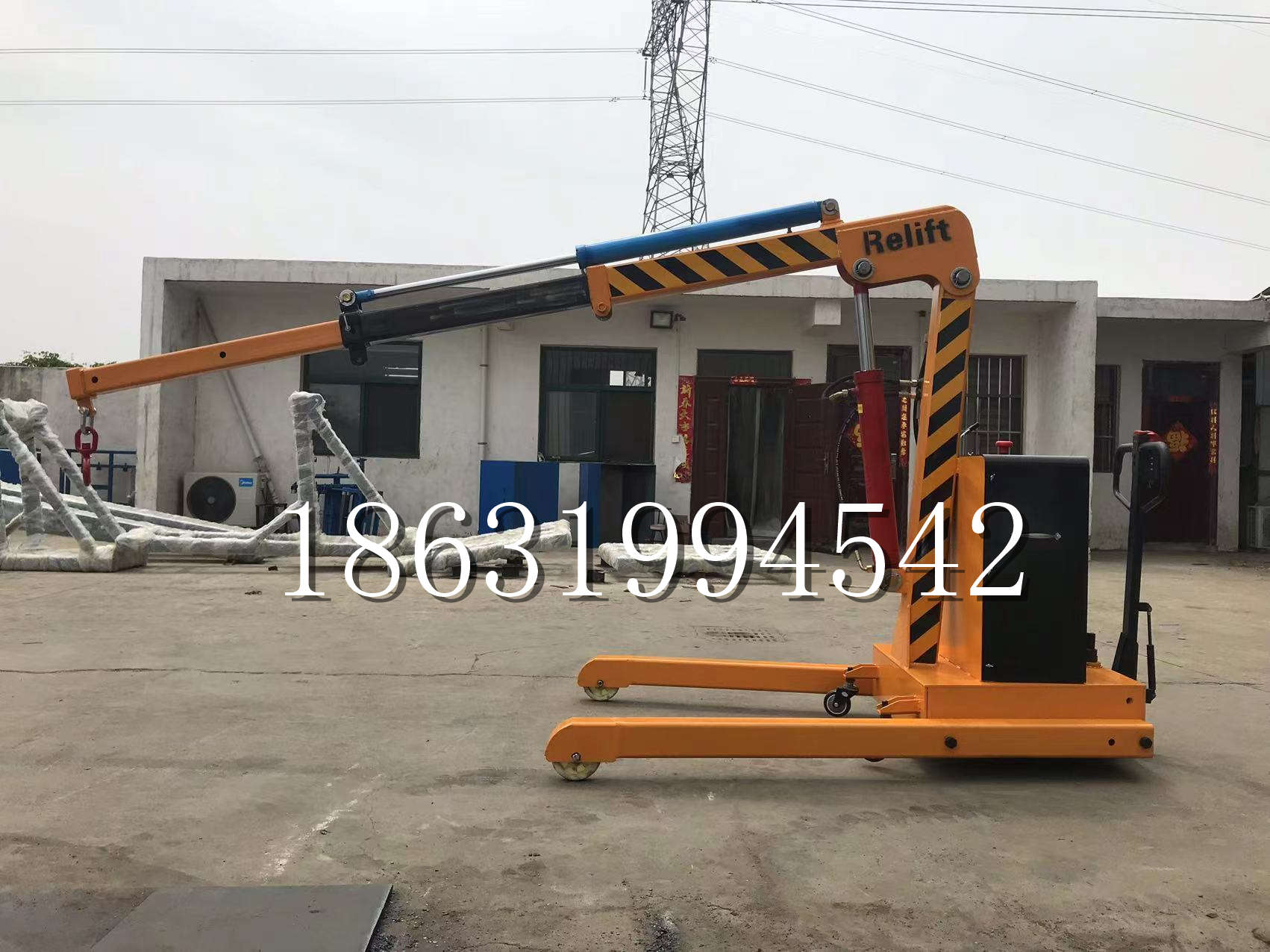 蠡县久征定做3吨三轮随车吊 农用园林绿化移树吊 平板工程用小吊机