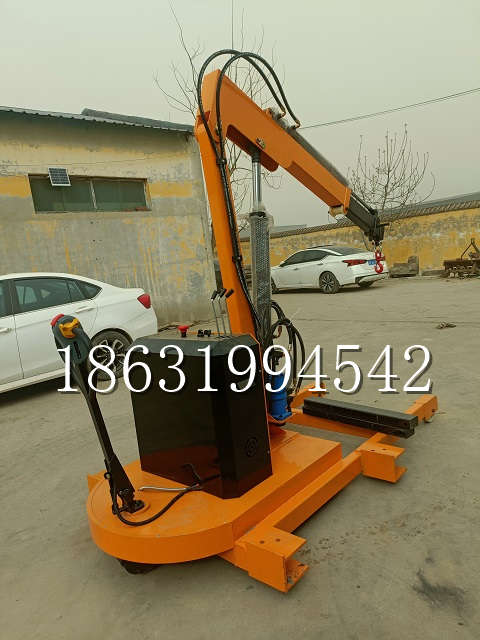 蠡县自卸车厢随车吊 自制轮式四不像起重机 四驱平板吊 5吨 贵盛